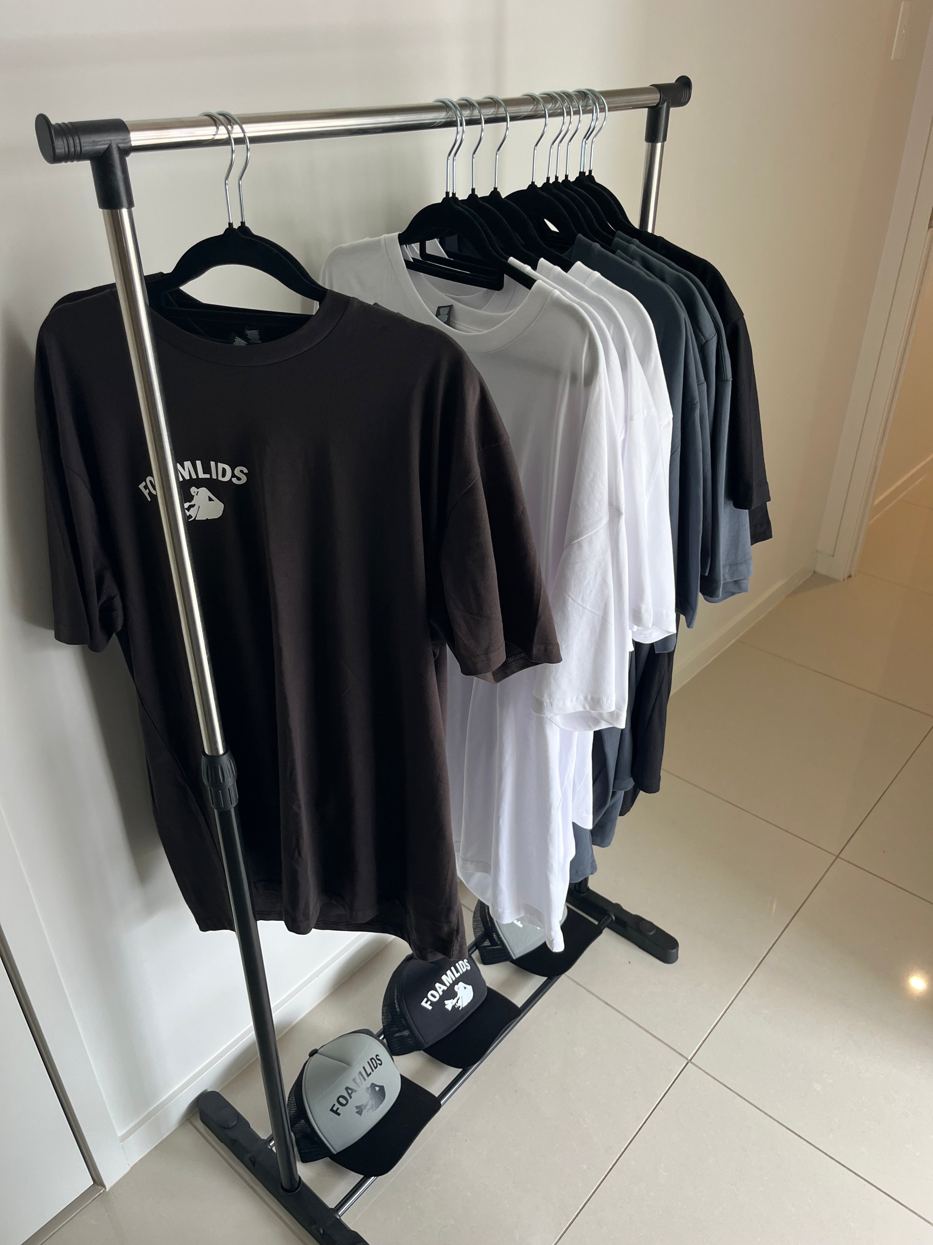 Foamlids OG Black & White Short Sleeve T-Shirts